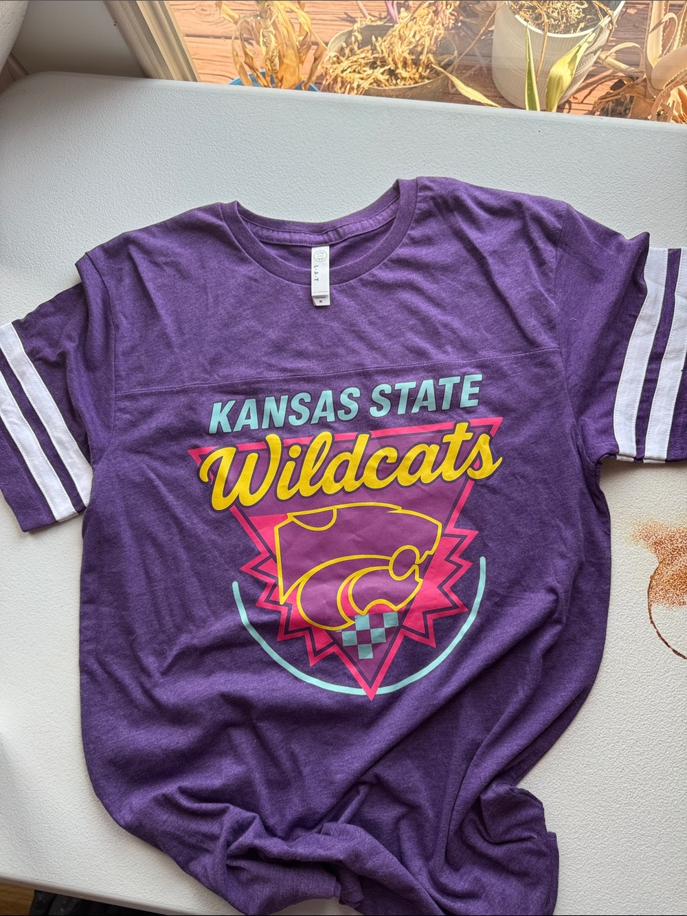Kansas State Wildcats Short Sleeve Tee in Purple